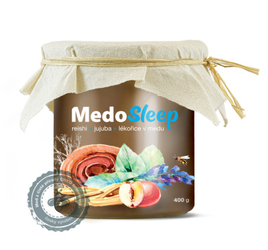 MedoSleep – reishi, jujuba i lukrecja w miodzie | MycoMedica